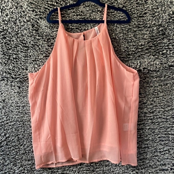 Spaghetti Strap Top Peach Color Size 2XL - Picture 1 of 6